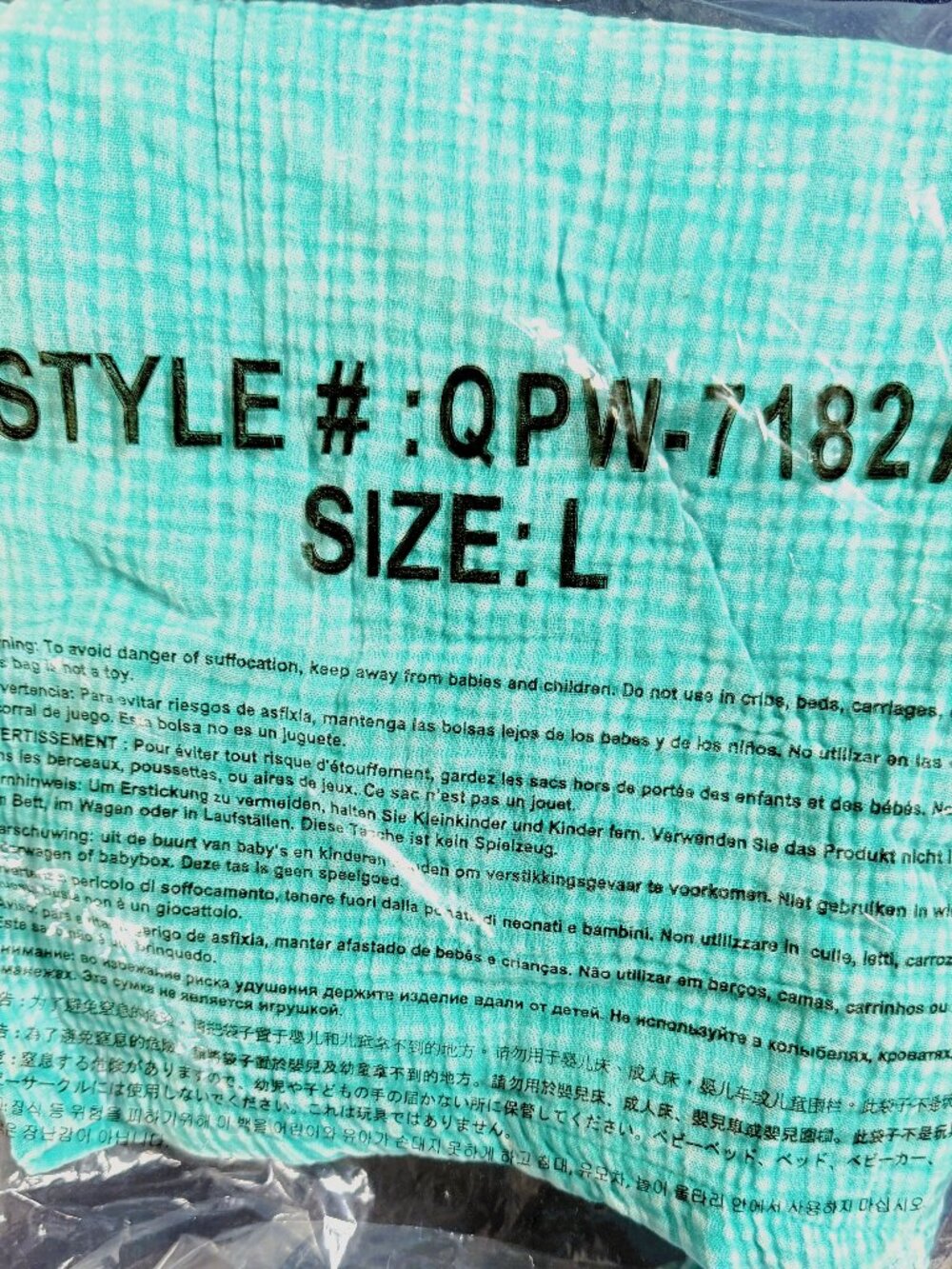 Zenana NWT Gauze Romper Tie Strap Turquoise Boho Summer Beach Shortalls Large - Picture 5 of 6